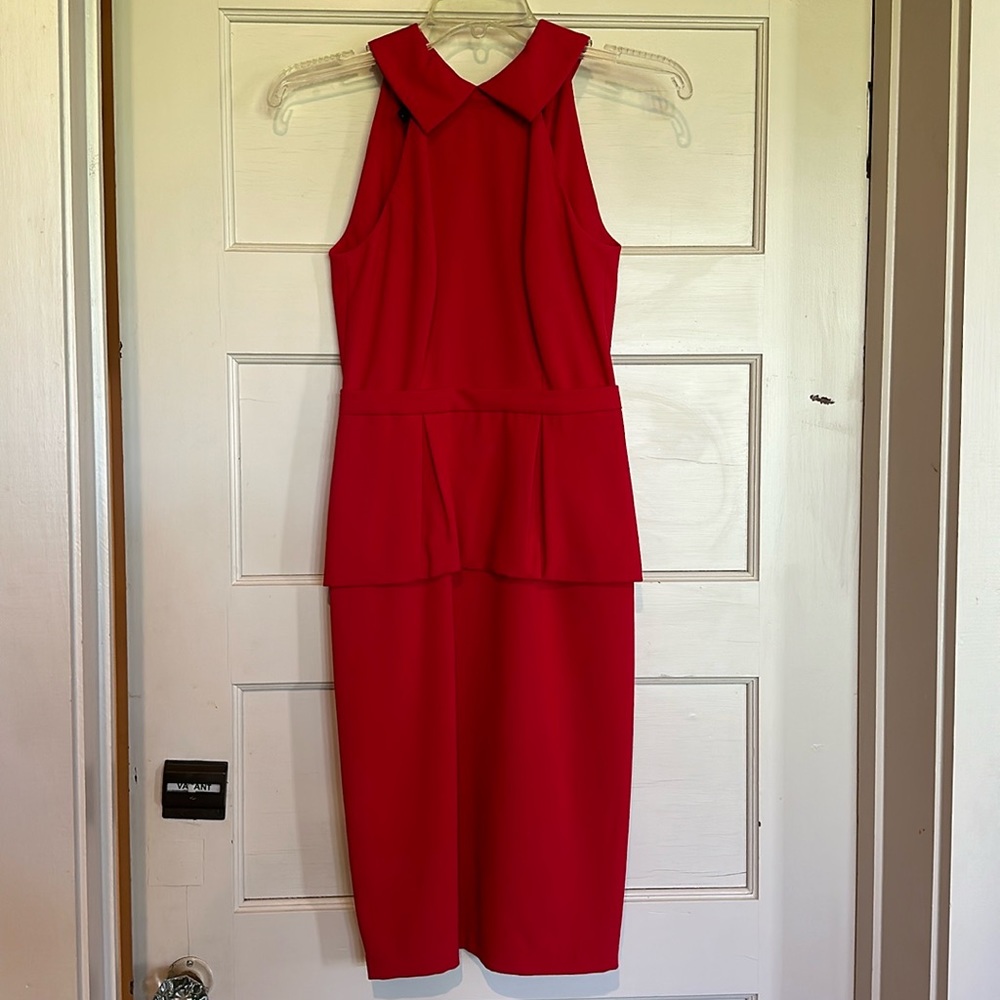Red BCBG Maxazria Tula dress